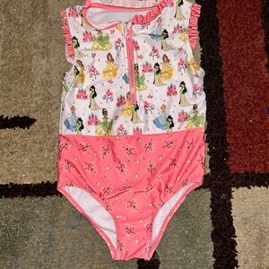 Disney princess one piece swimsuit. 5t